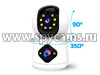 «HDcom K992-ASW1-Dual» - поворотная IP беспроводная Wi-Fi камера для дома с двумя объективами - углы поворота